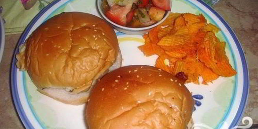 Рецепт бургеров с беконом и грибами