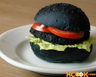 Черный бургер