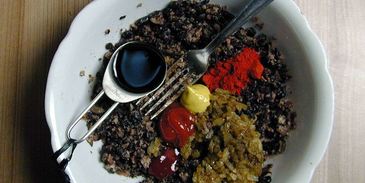 черный бургер