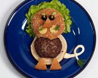 Детский гамбургер Львенок