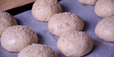 домашние булочки для гамбургеров