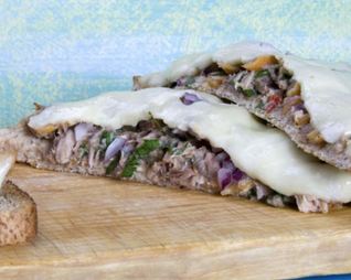 Фишбургер с моцареллой