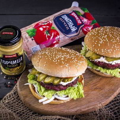 Гамбургер с пикантной заправкой