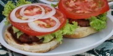 гамбургеры на мангале