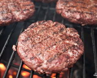Котлеты для бургеров на гриле