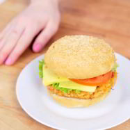 Рецепт Крабсбургера с крабовой котлетой