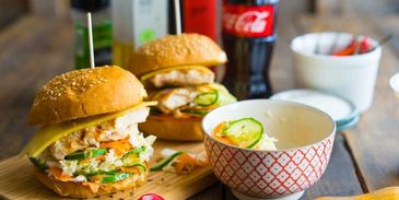 куриный гамбургер