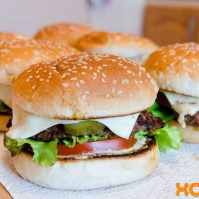 Мясной бургер