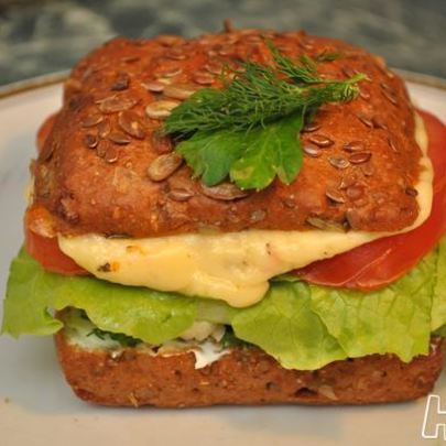 Полезный бургер