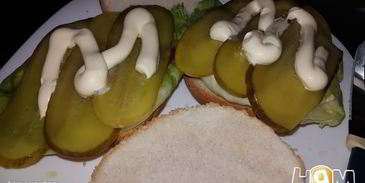 простой бургер