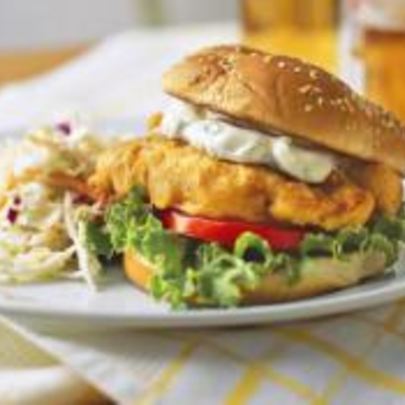 Простые рыбные бургеры