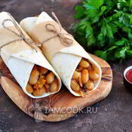 Рецепт Буррито с фасолью