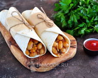 Буррито с фасолью