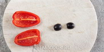 бутерброд дед мороз