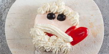 бутерброд дед мороз