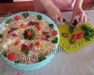 Бутербродный торт