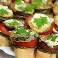 Рецепт Бутербродов с кабачками и помидорами