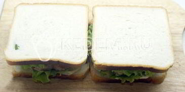 бутерброды с котлетой