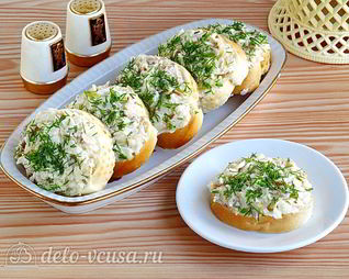 Бутерброды с минтаем