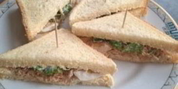 бутерброды с рыбными консервами