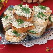 Рецепт Бутербродов с сардинами и плавленым сыром