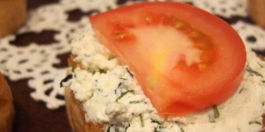 Рецепт бутербродов с творогом