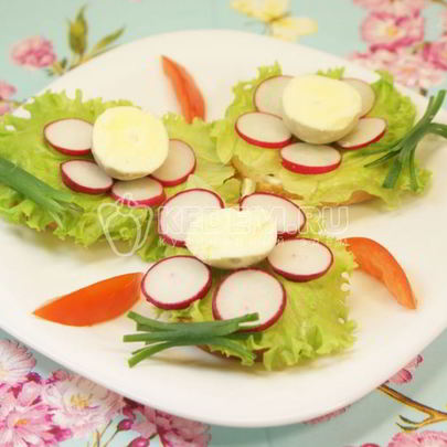 Бутерброды Цветочки