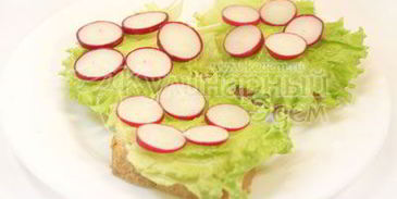 бутерброды цветочки