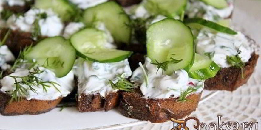 Рецепт бутербродов весенних