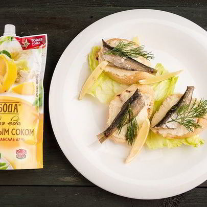 Бутерброды Золотая рыбка