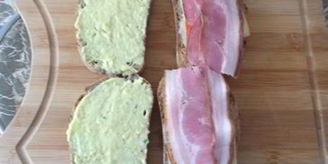 быстрый бутерброд в кляре