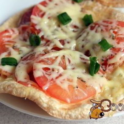 Горячие бутерброды на вафельных хлебцах