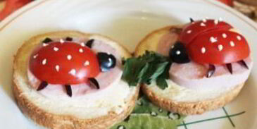 маленькие бутерброды для детей