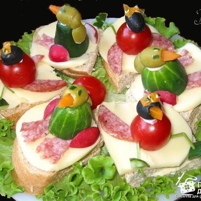 Птичьи бутерброды