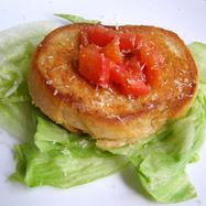 Рецепт Жареных бутербродов с помидорами и сыром