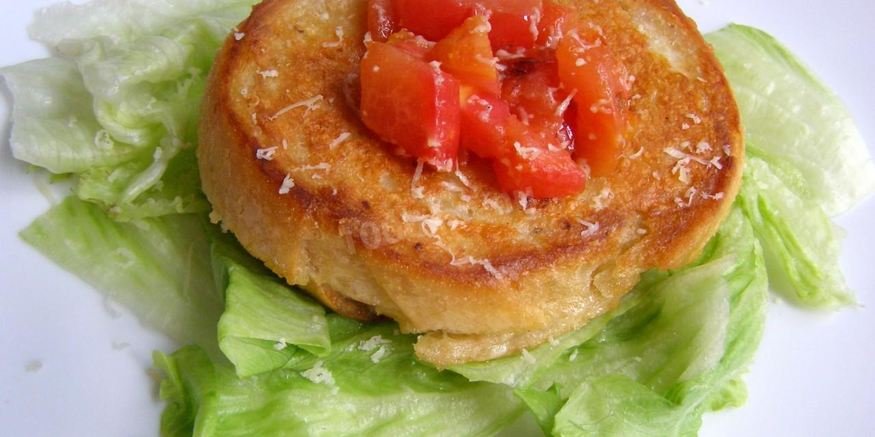 Рецепт жареных бутербродов с помидорами и сыром