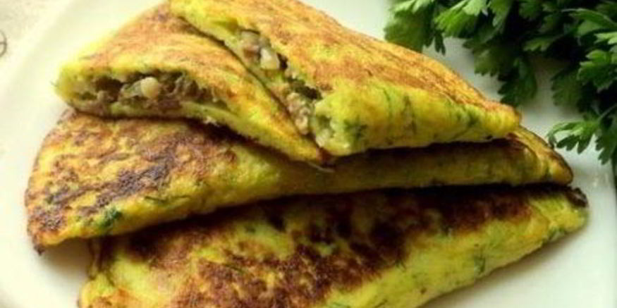 Рецепт чебуреков из кабачка с куриной начинкой