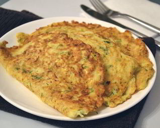 Чебуреки из кабачков с куриной грудкой