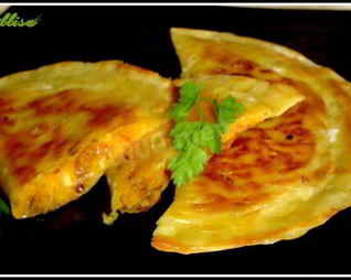 Чебуреки с тыквой из лаваша