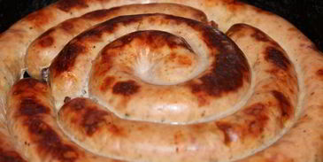 домашняя колбаса из свинины и куриного филе