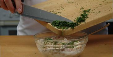 фаршированные яблоки с курицей