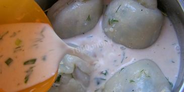 фаршированные кальмары с рисом и яйцом