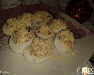 Фаршированные яйца Перекус
