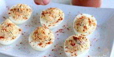 фаршированные яйца по-испански