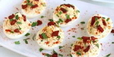 фаршированные яйца по-испански