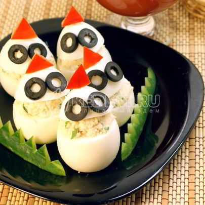 Фаршированные яйца Привидения