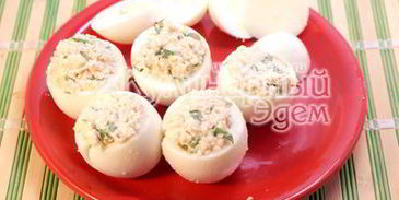 фаршированные яйца привидения