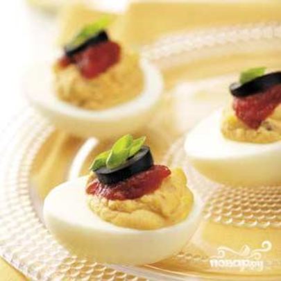 Фаршированные яйца Санта Фе