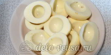 яйца фаршированные сыром