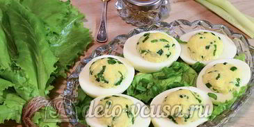 яйца фаршированные сыром